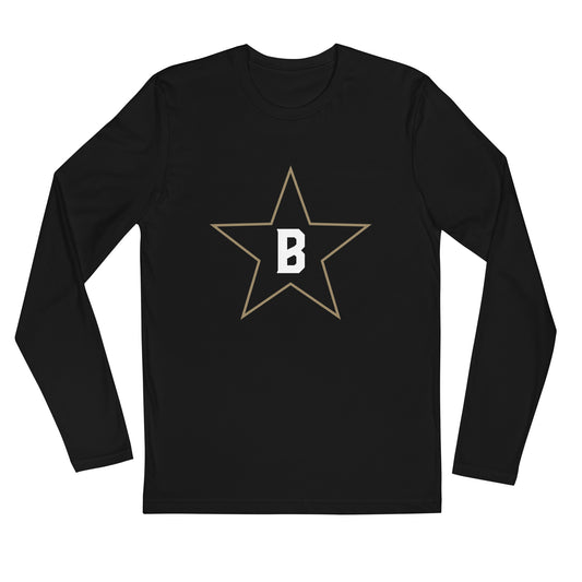 Bombers Star Long Sleeve Fitted Crew | Next Level