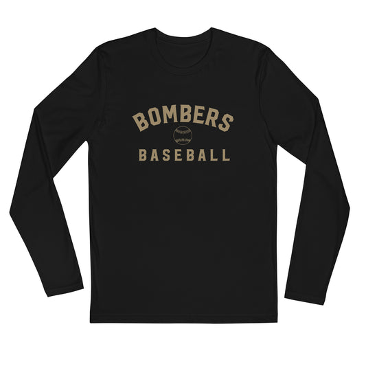 Bombers Baseball Arc Long Sleeve Fitted Crew | Next Level