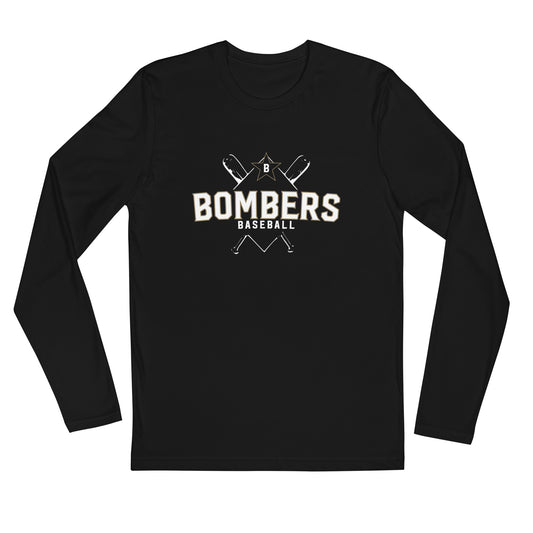 Bombers Cross Long Sleeve Fitted Crew | Next Level