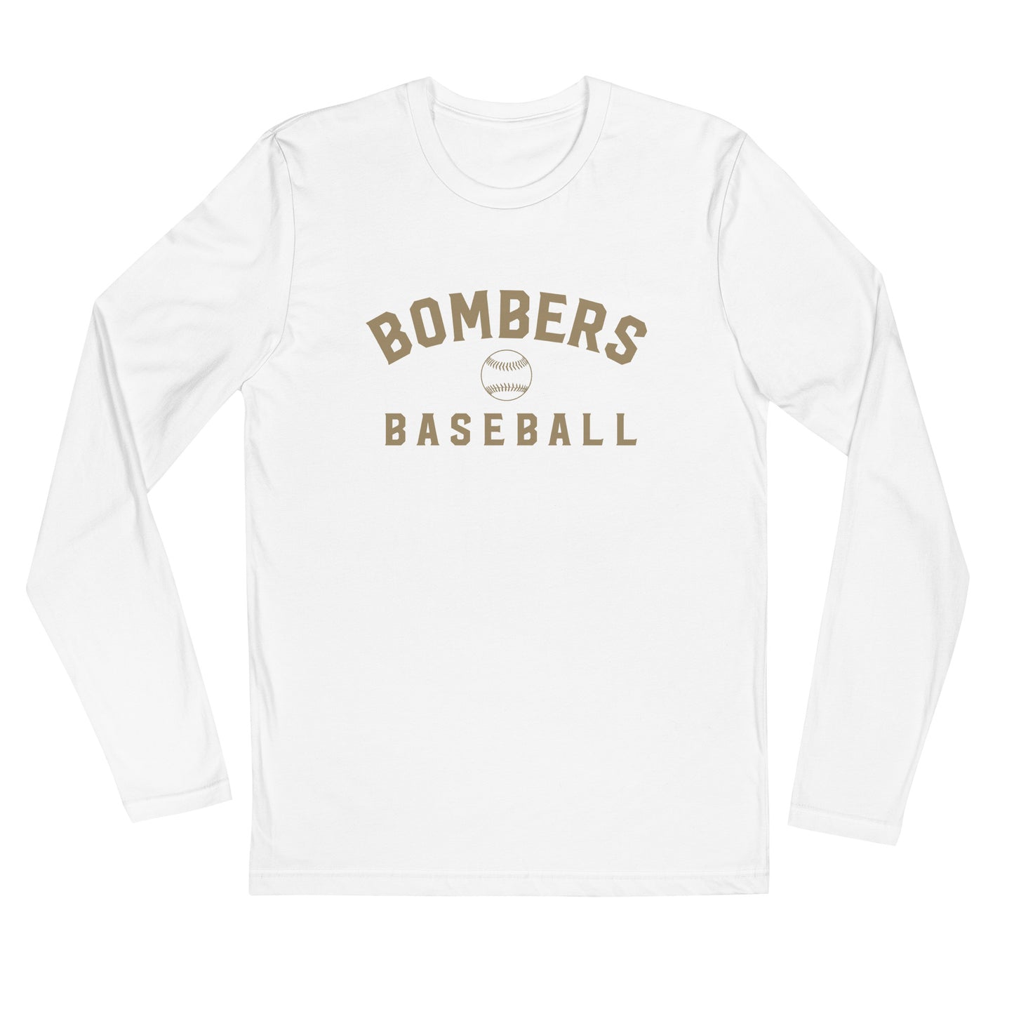 Bombers Baseball Arc Long Sleeve Fitted Crew | Next Level