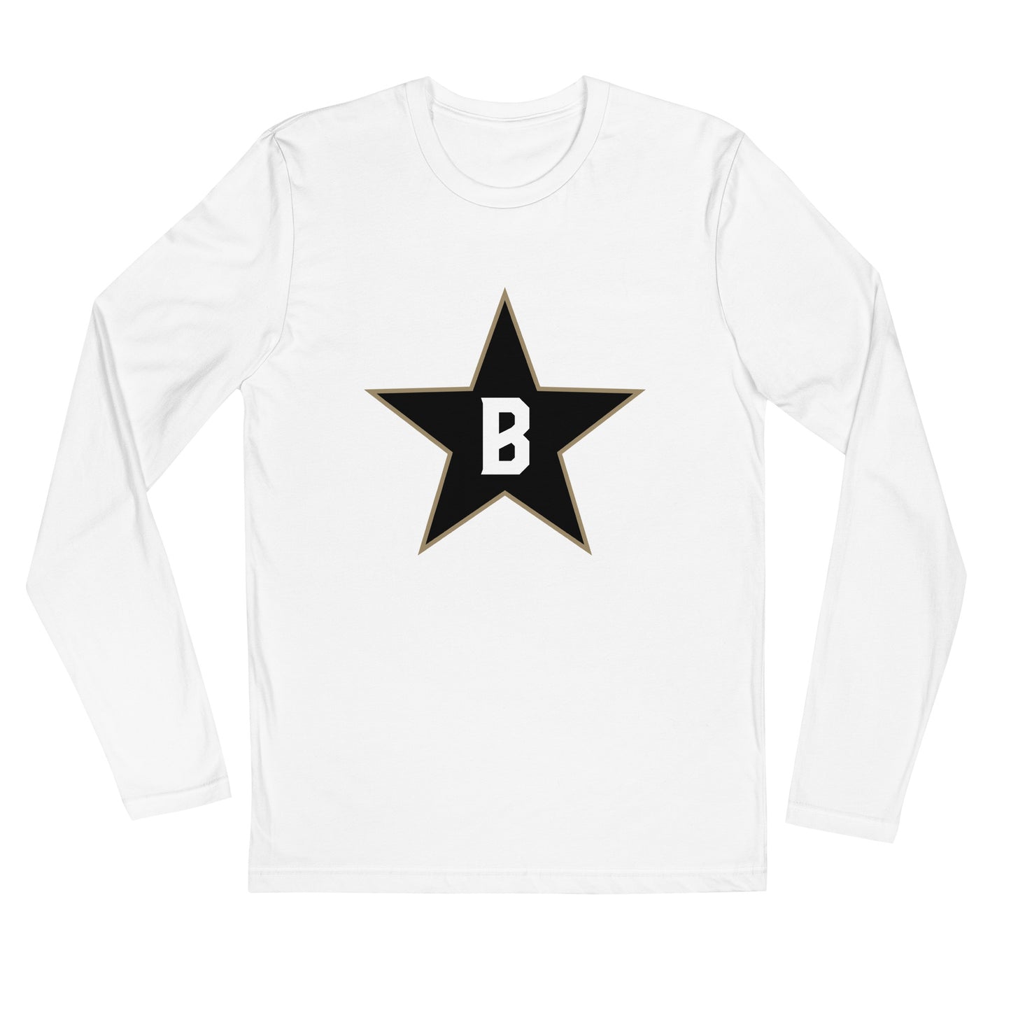 Bombers Star Long Sleeve Fitted Crew | Next Level