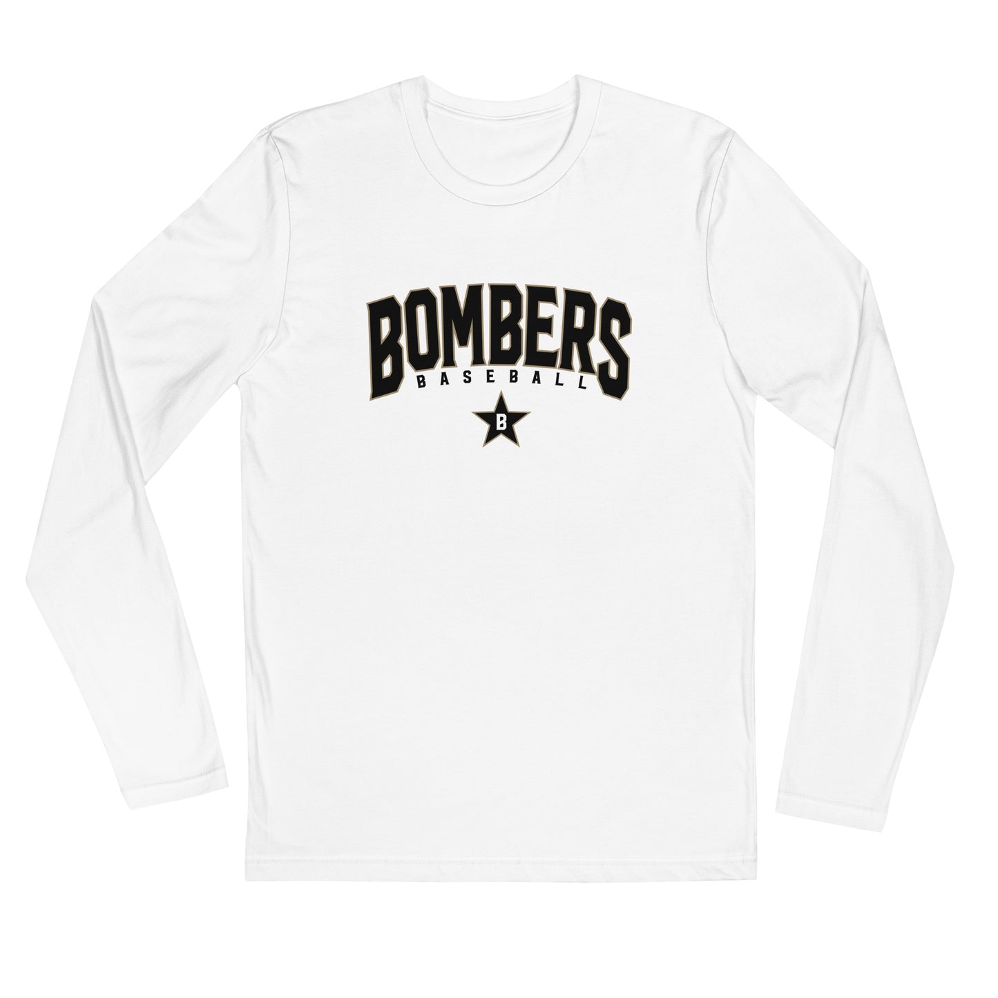 Bombers Bookend Long Sleeve Fitted Crew | Next Level