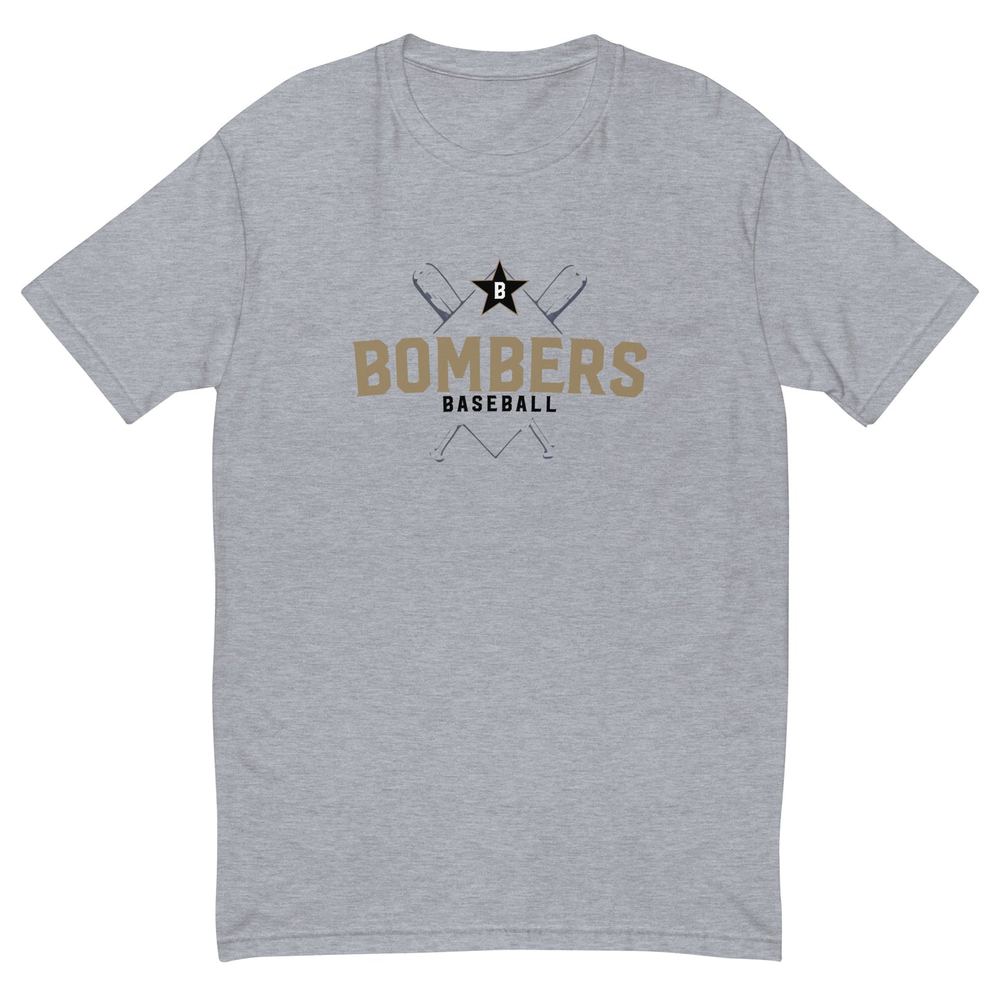 Bombers Cross Fitted Short Sleeve T-shirt | Next Level