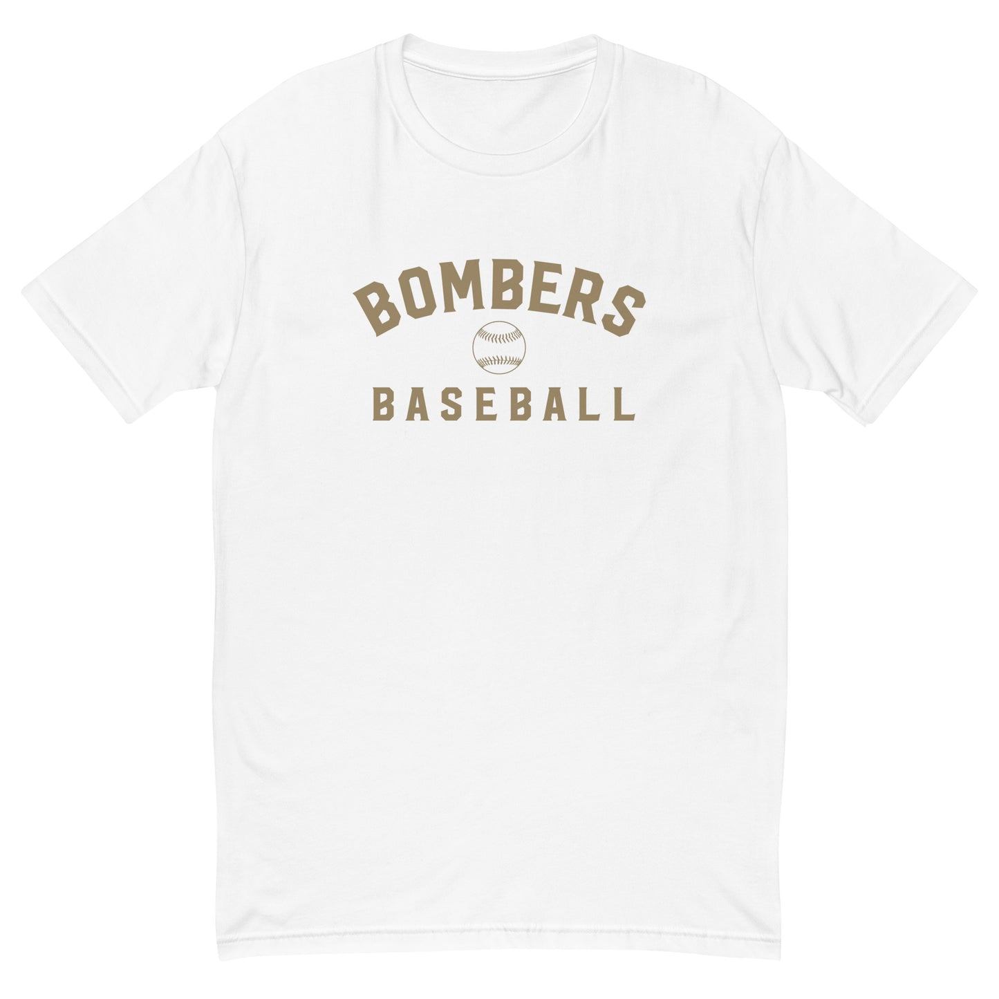 Bombers Baseball Arc Fitted Short Sleeve T-shirt | Next Level