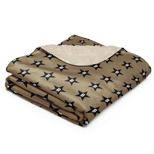 Bombers Star Repeat Sherpa Blanket