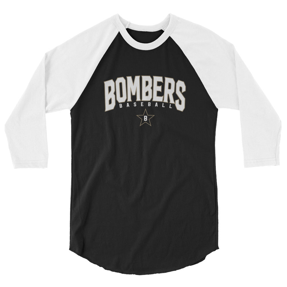 Bombers Bookend 3/4 Sleeve Raglan Tee