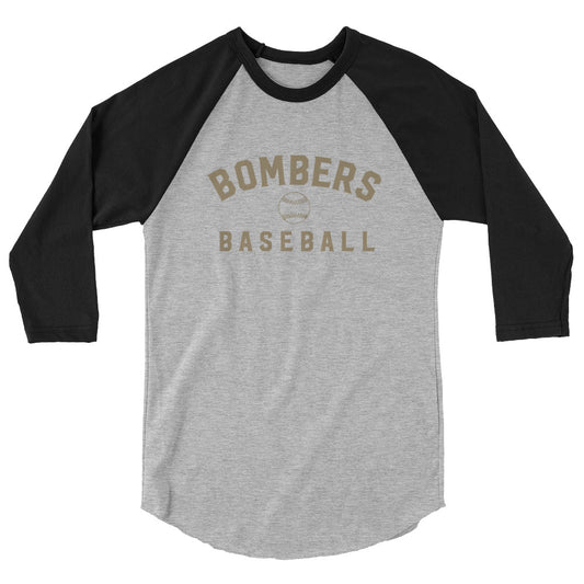 Bombers Baseball Arc 3/4 Sleeve Raglan Tee