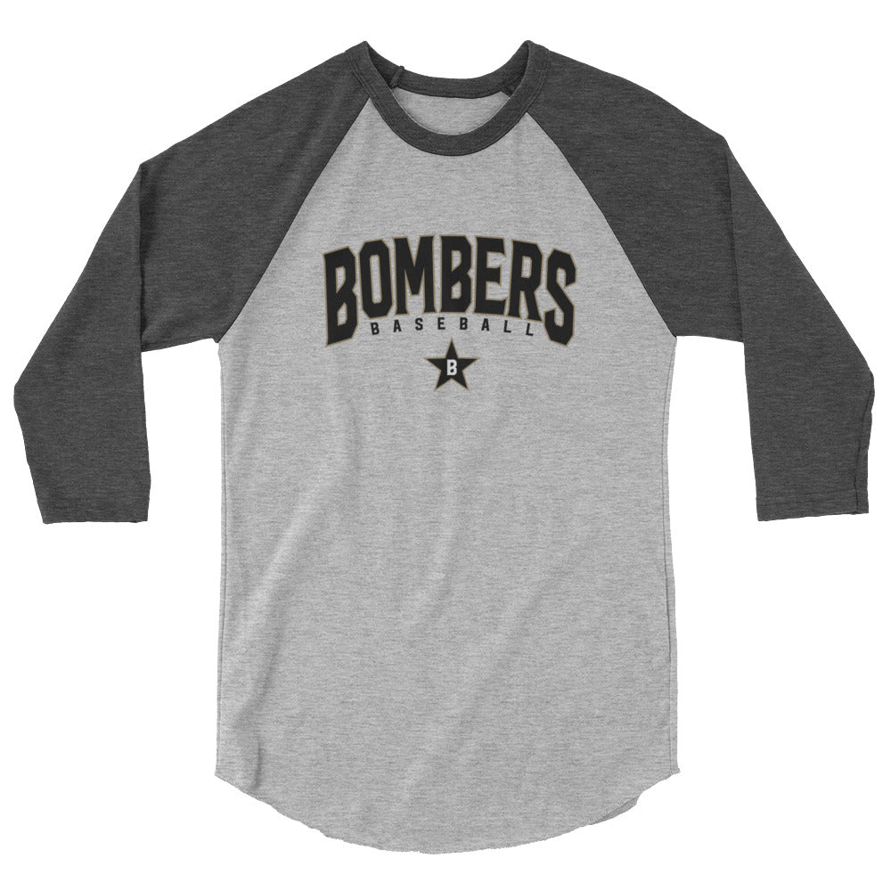 Bombers Bookend 3/4 Sleeve Raglan Tee