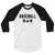 Bombers Baseball Mom Star 3/4 Sleeve Raglan Tee