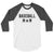 Bombers Baseball Mom Star 3/4 Sleeve Raglan Tee