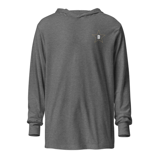 Bombers Baseball Hooded Long-Sleeve Tee | Bella + Canvas