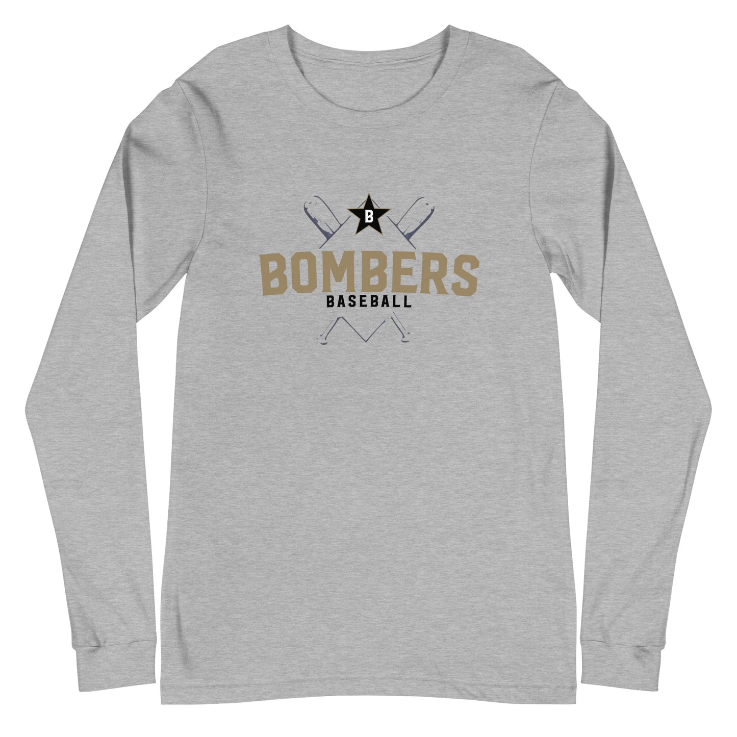 Bombers Cross Long-Sleeve Tee | Bella + Canvas