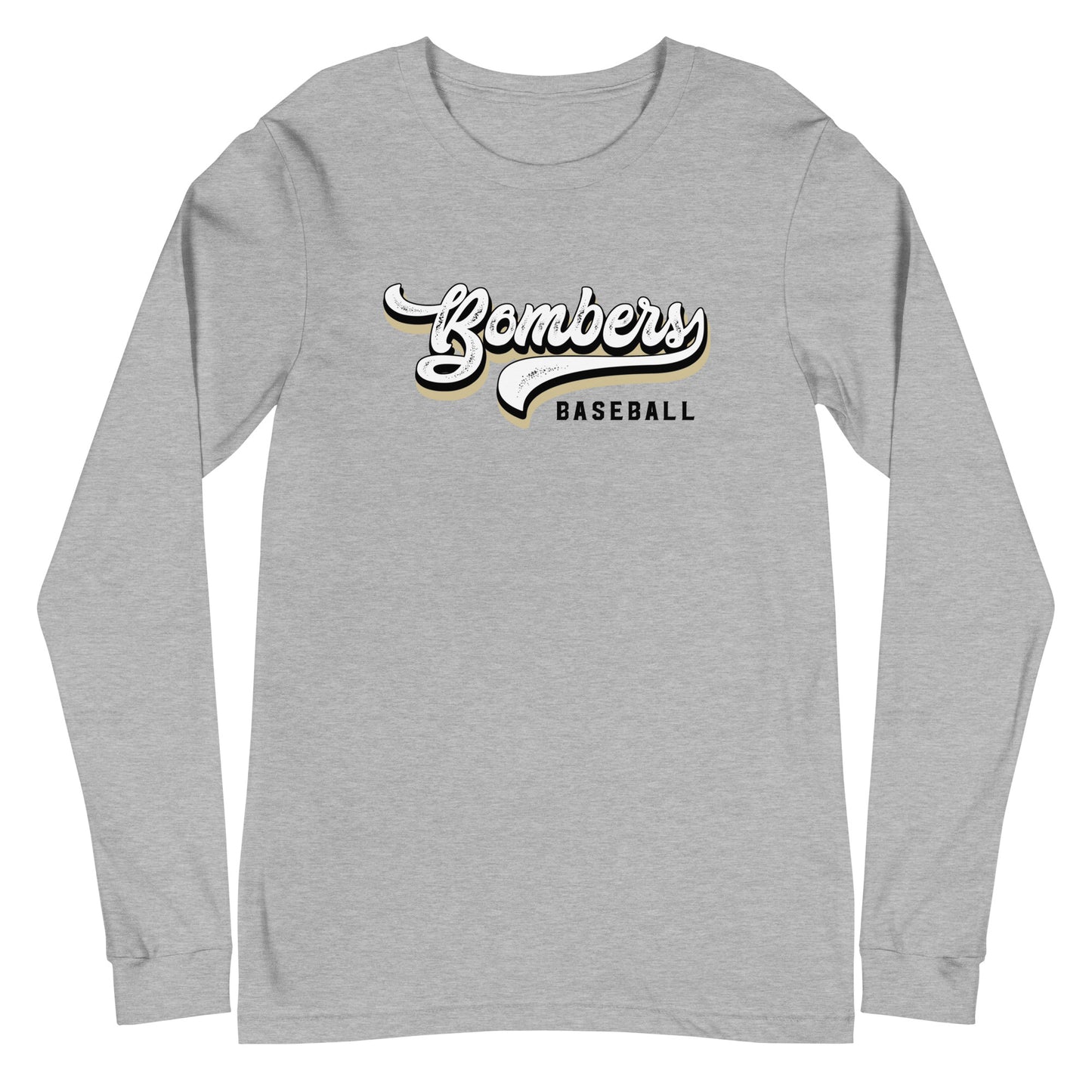 Bombers Script Long-Sleeve Tee | Bella + Canvas