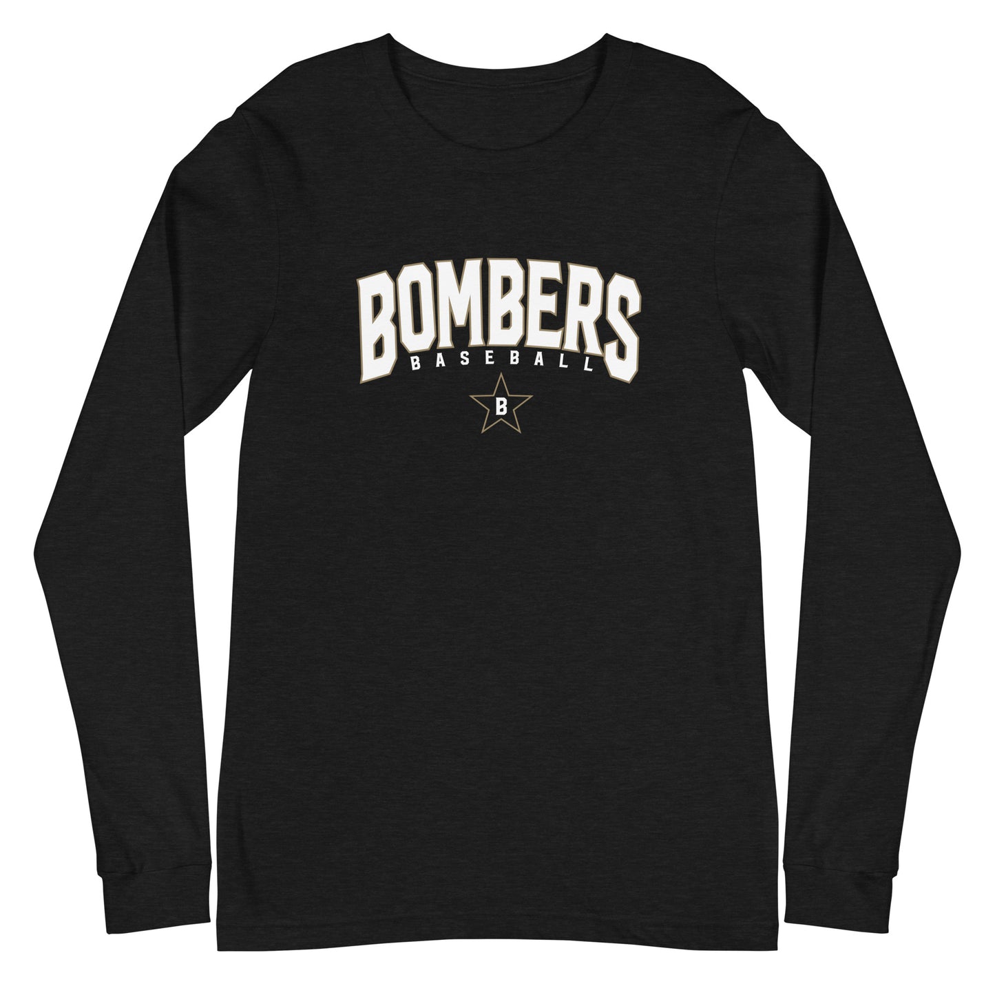 Bombers Bookend Long-Sleeve Tee | Bella + Canvas