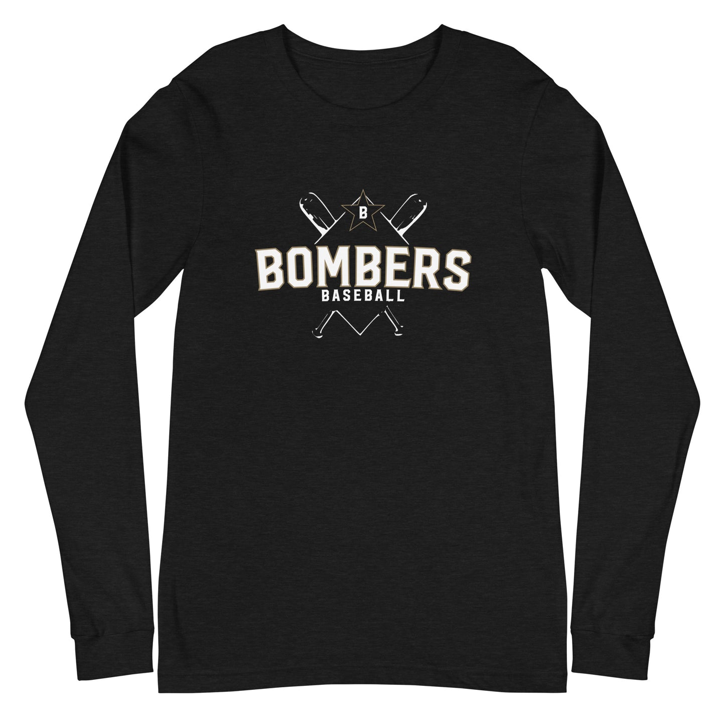 Bombers Cross Long-Sleeve Tee | Bella + Canvas