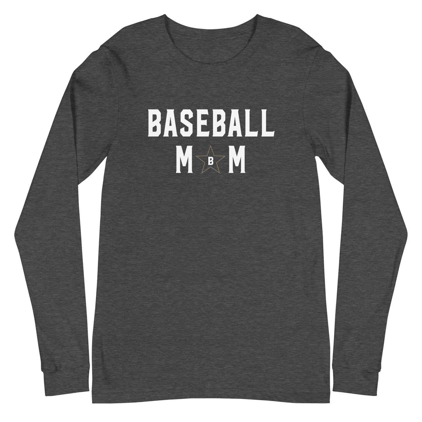 Bombers Baseball Mom Star Long-Sleeve Tee | Bella + Canvas