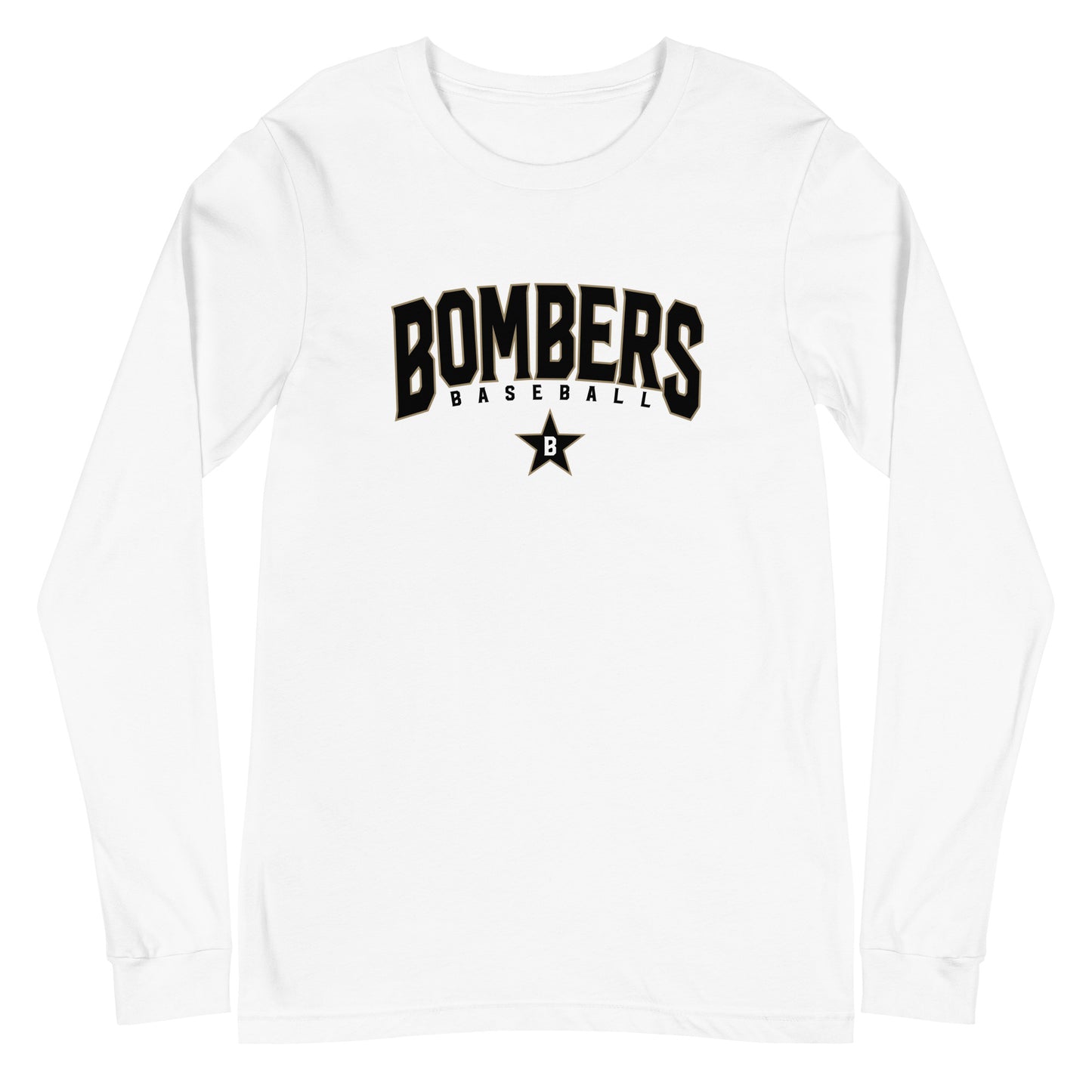 Bombers Bookend Long-Sleeve Tee | Bella + Canvas