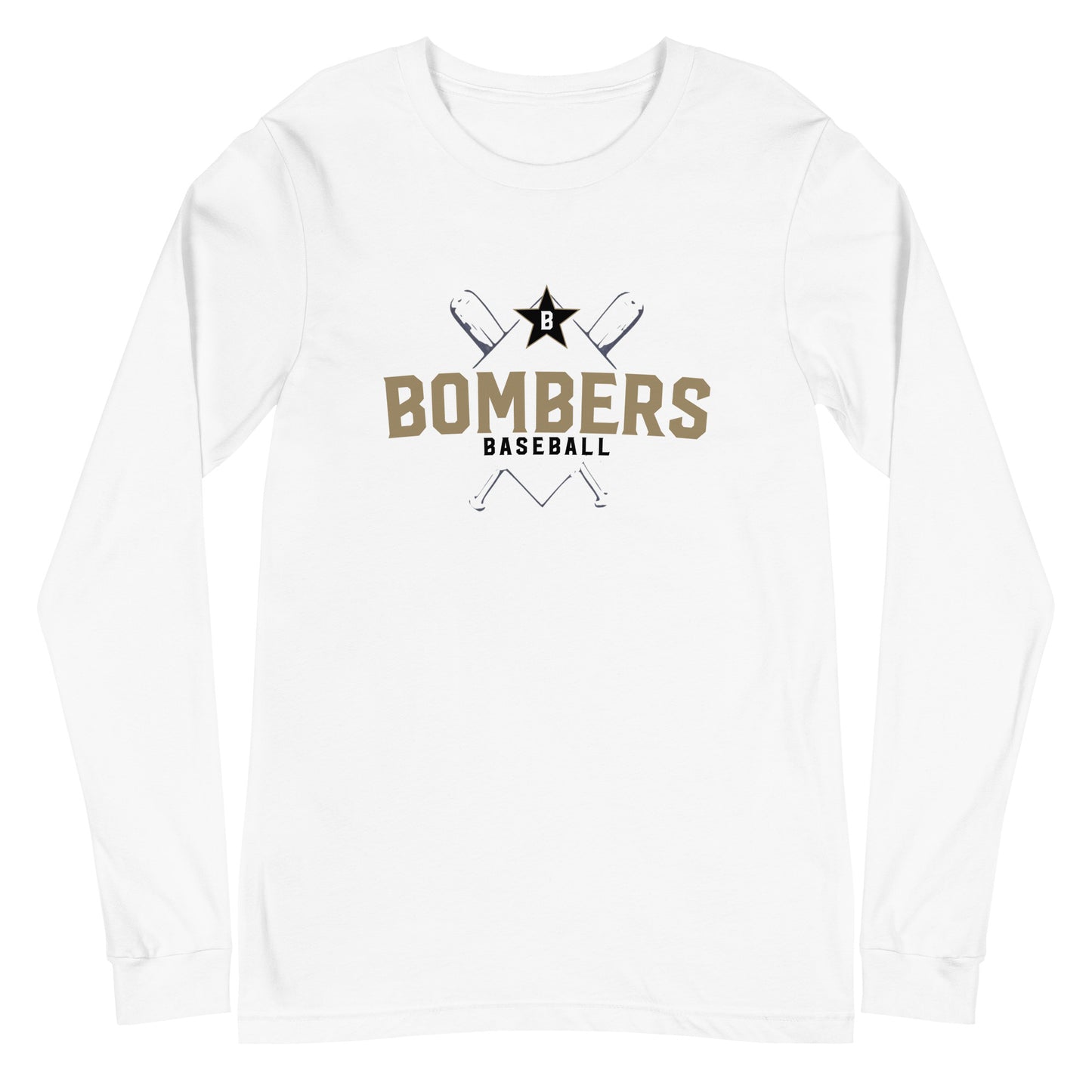 Bombers Cross Long-Sleeve Tee | Bella + Canvas