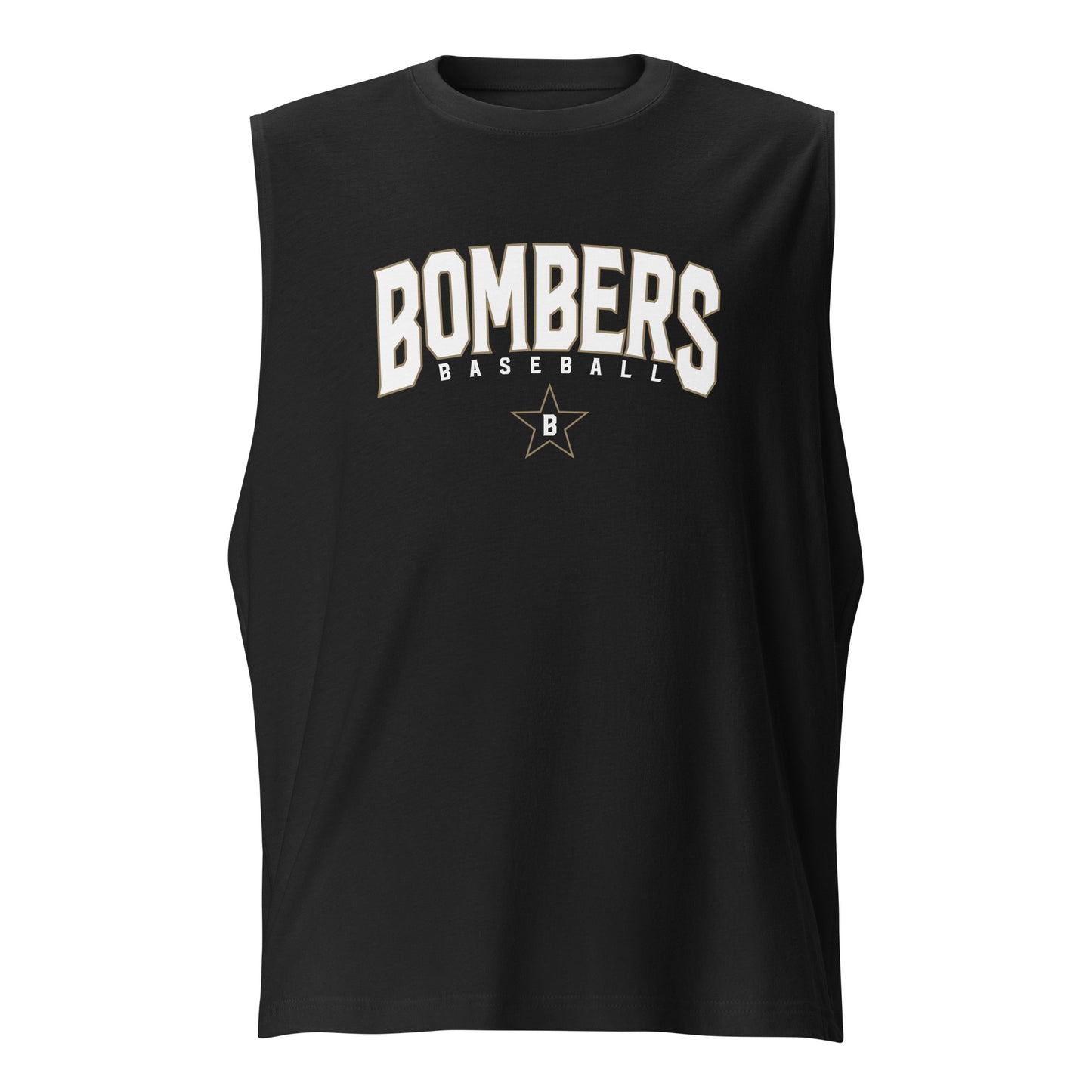 Bombers Bookend Muscle Shirt | Bella + Canvas