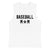 Bombers Baseball Mom Star Muscle Shirt | Bella + Canvas