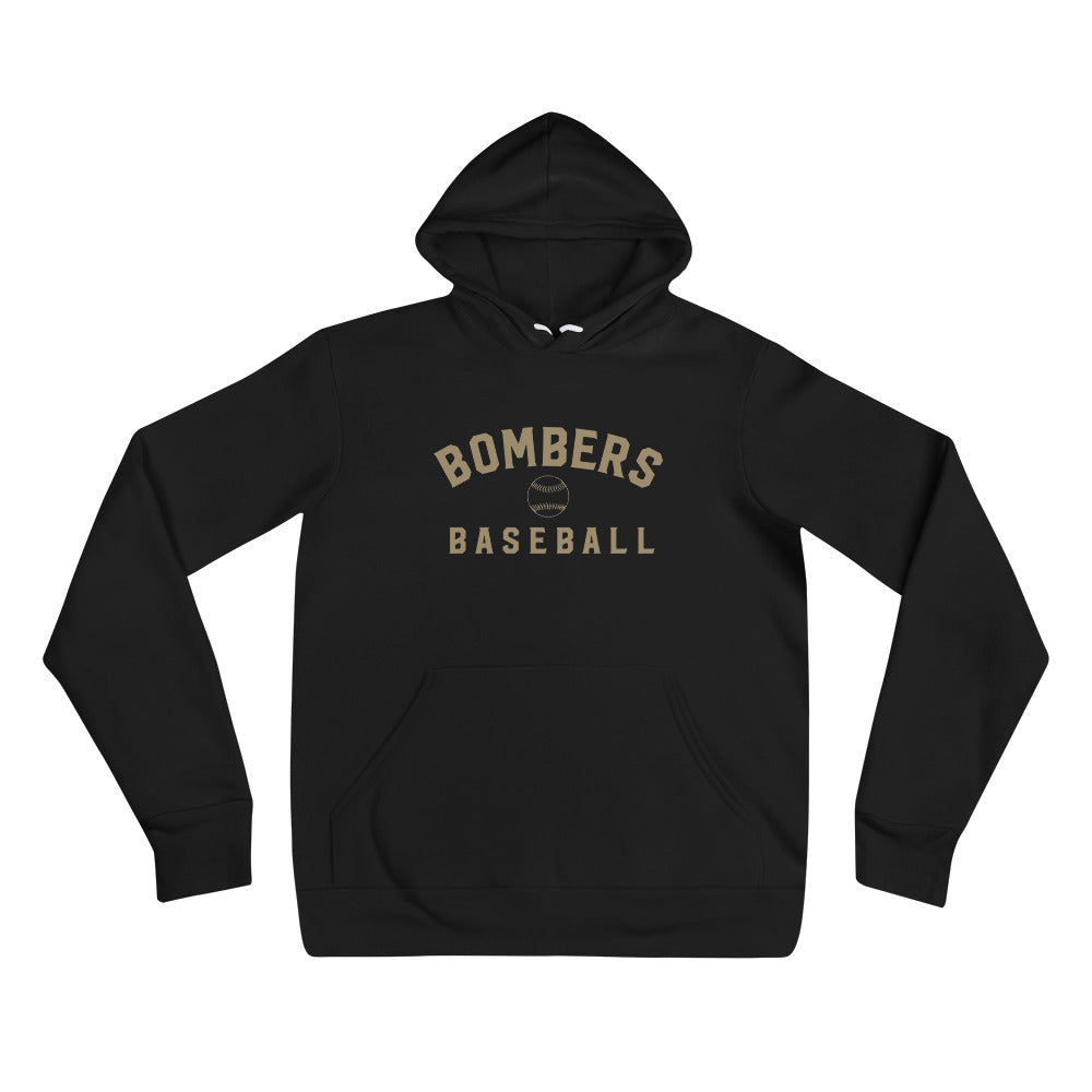 Bombers Baseball Arc Hoodie | Bella + Canvas