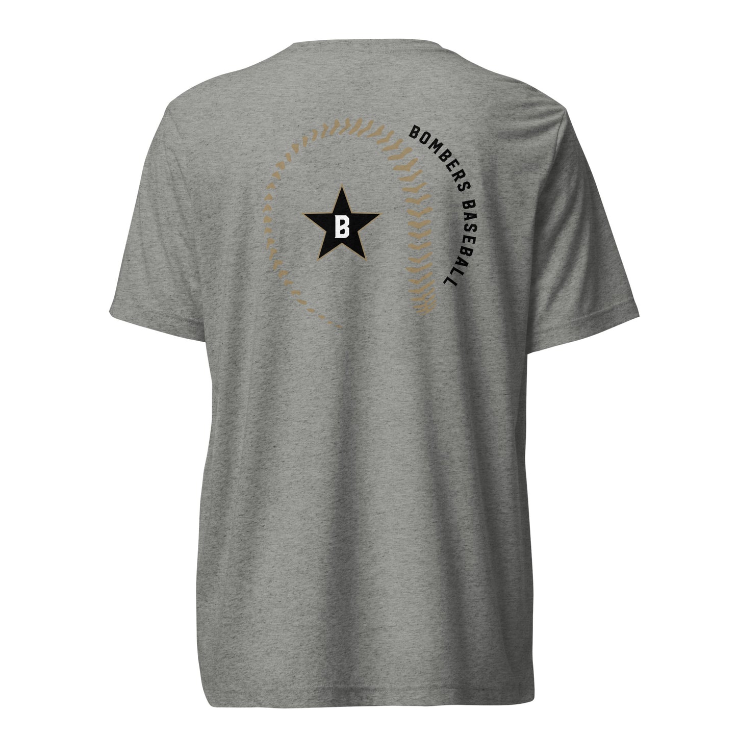 Bombers Baseball Tri-blend T-shirt | Bella + Canvas