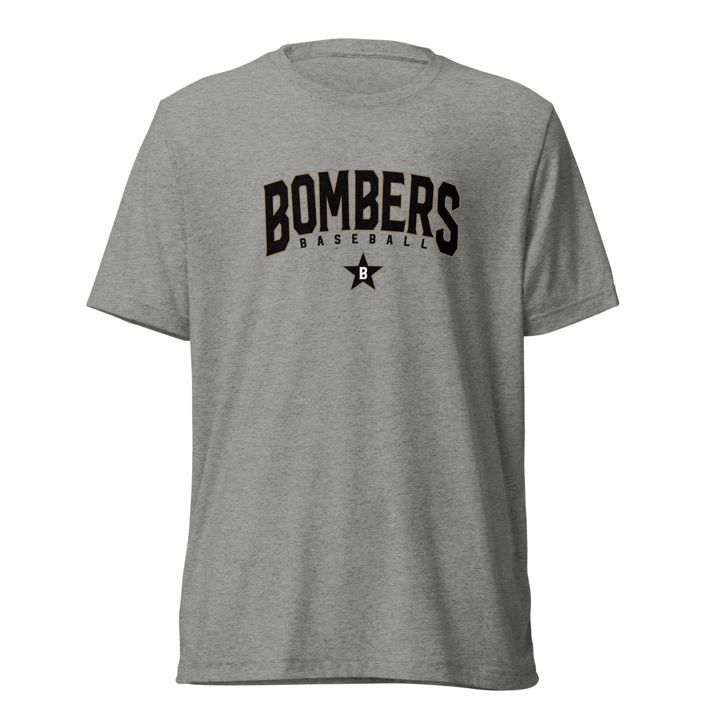 Bombers Bookend Tri-blend T-shirt | Bella + Canvas