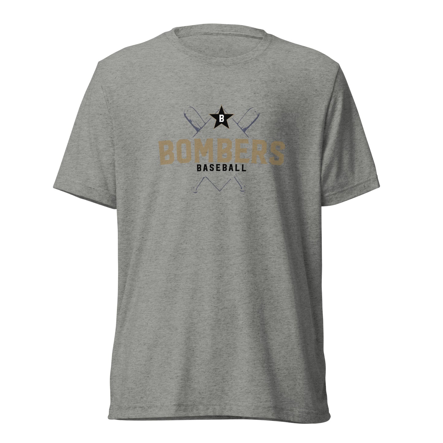 Bombers Cross Tri-blend T-shirt | Bella + Canvas