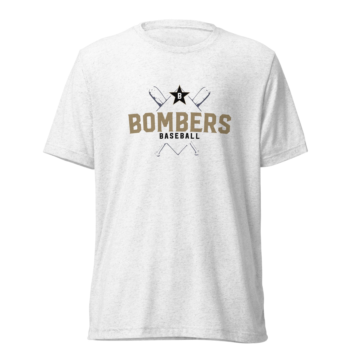 Bombers Cross Tri-blend T-shirt | Bella + Canvas