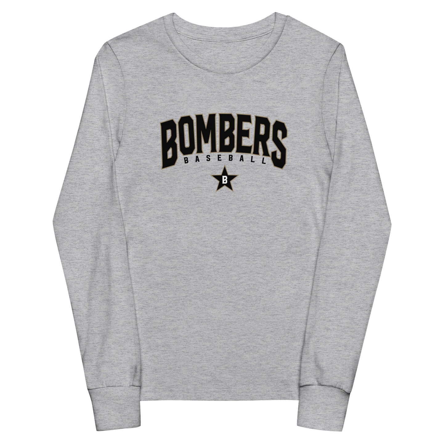 Bombers Bookend Long Sleeve Tee | Bella + Canvas