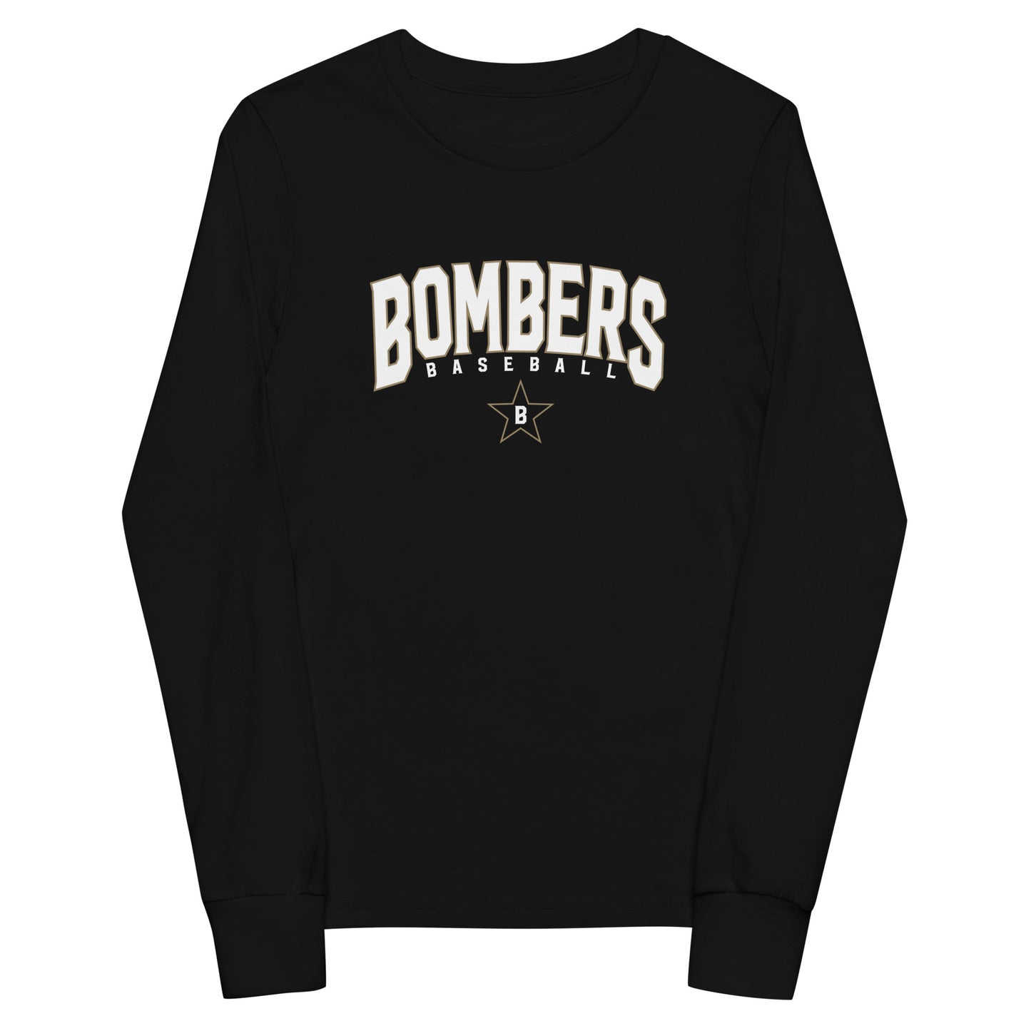 Bombers Bookend Long Sleeve Tee | Bella + Canvas