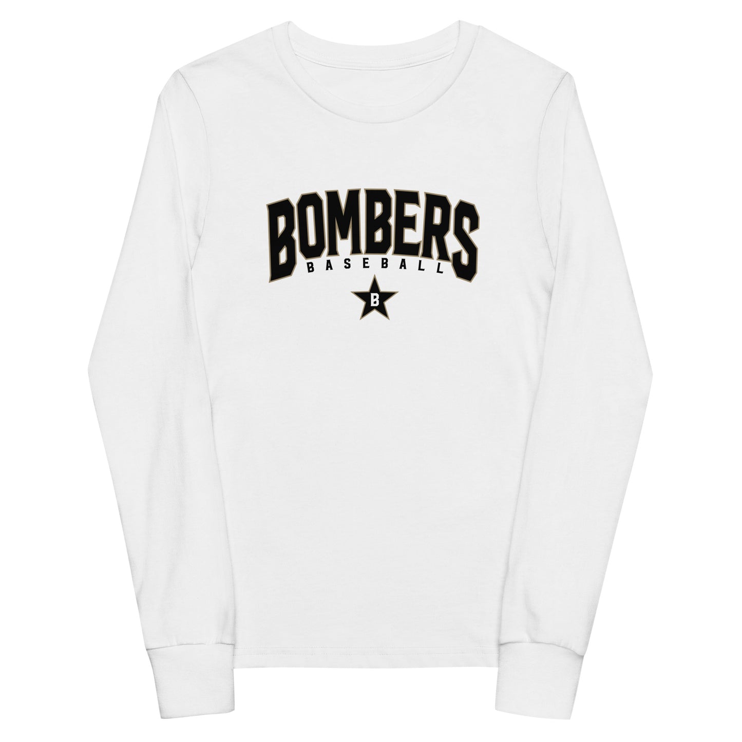 Bombers Bookend Long Sleeve Tee | Bella + Canvas